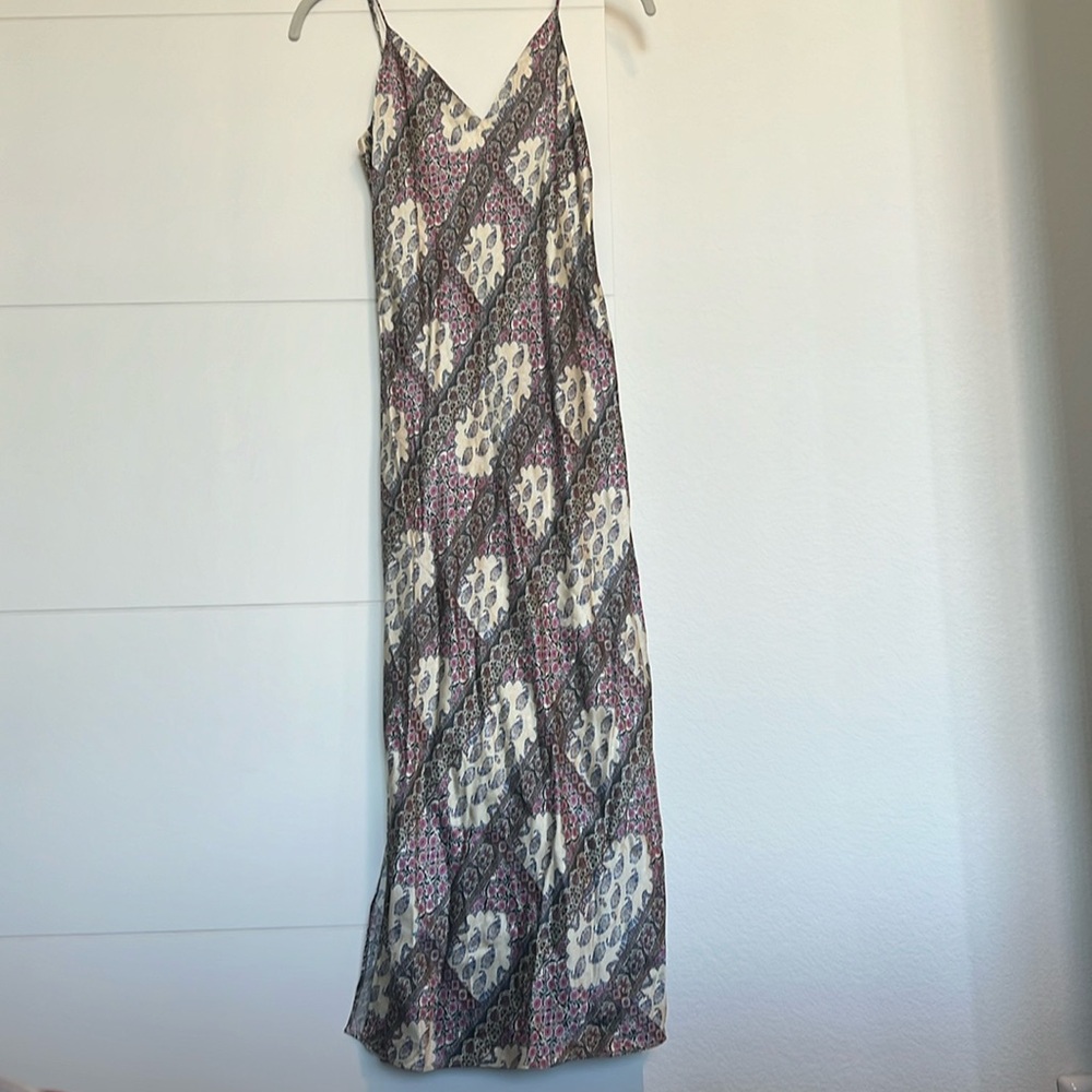 Silk Long Dress